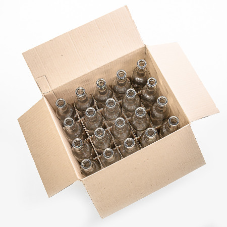 20 bottles of "Guala" 0.5 l without caps in a box в Уфе