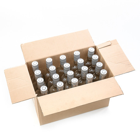 20 bottles "Flask" 0.5 l with guala corks in a box в Уфе